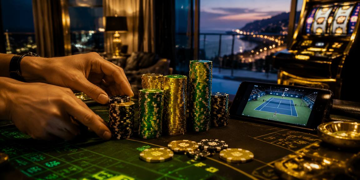 vn035 Bàn baccarat và roulette trực tiếp